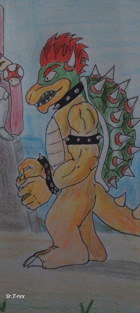 Srtrexdibujo's tweet photo. #mariobroos
#mortalkombat
#fanart
#drawing
#follow
#dibujos
#parodias 

Un mundo donde pelean para ganar el derecho de estar con Peach la princesa guerrera https://t.co/KXvyWSiv9L