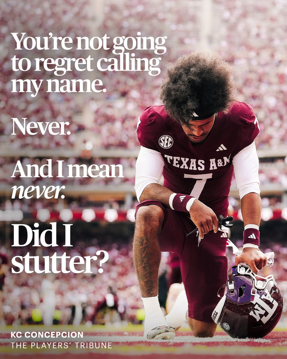 PlayersTribune's tweet photo. KC Concepcion is ready for Cleveland! https://t.co/itfLpvlkEY

@kcthekid7 | @aggiefootball | @Browns | #NFLDraft https://t.co/7BkyW3KJ7g