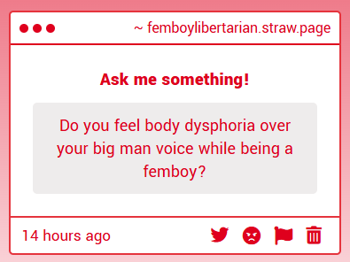 femboy libertarian 🇺🇸🦔 tweet media