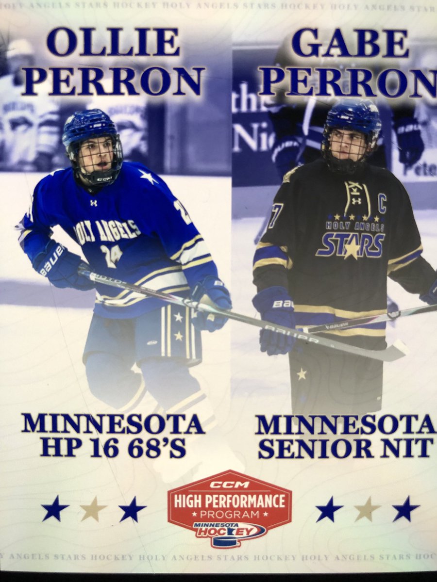 Congrats to Stars D Oliver Perron (HP 16) and Gabe Perron (HP Senior’s NIT) on their selection to the CCM Spring Festival! #stars #poundtherock