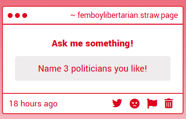 femboy libertarian 🇺🇸🦔 tweet media