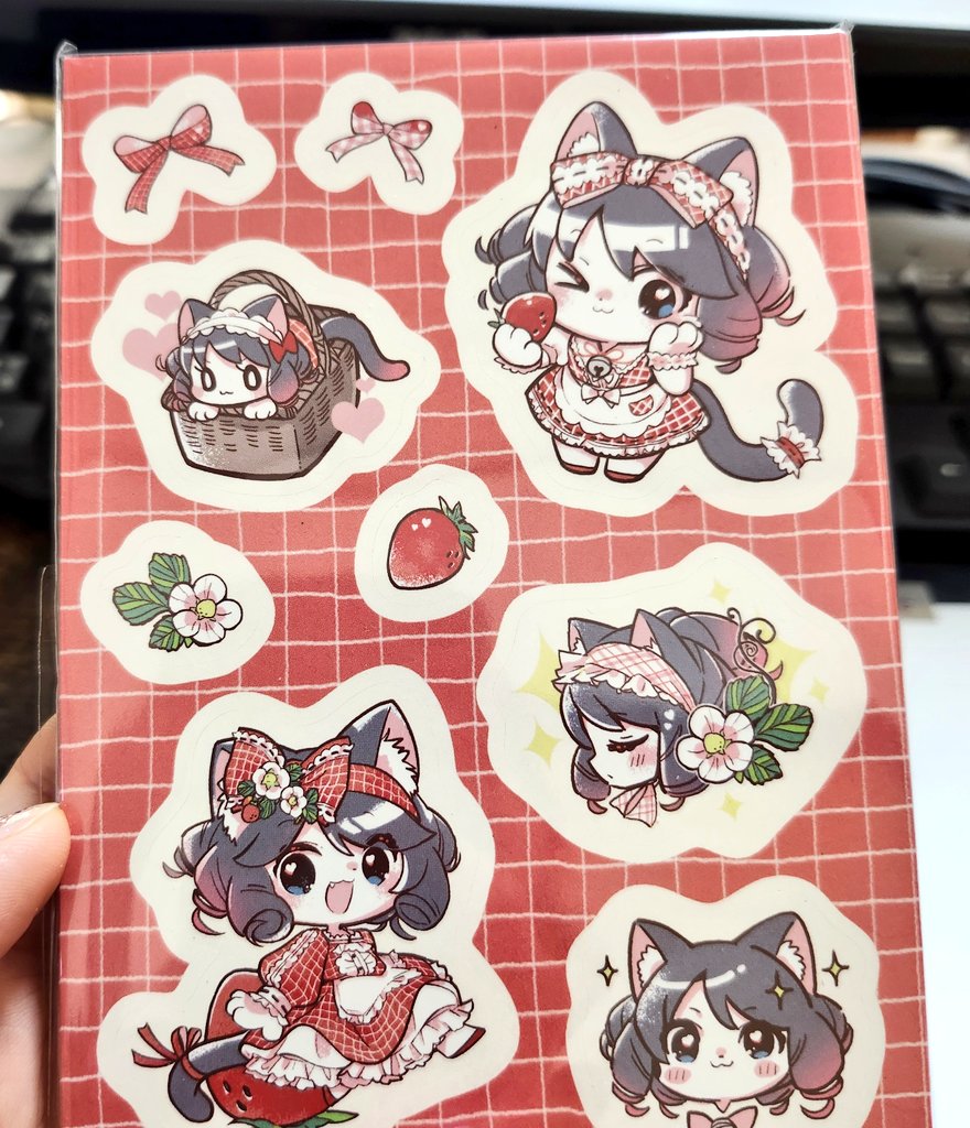 激かわシールが届きました♡
ムショ来てね♡
