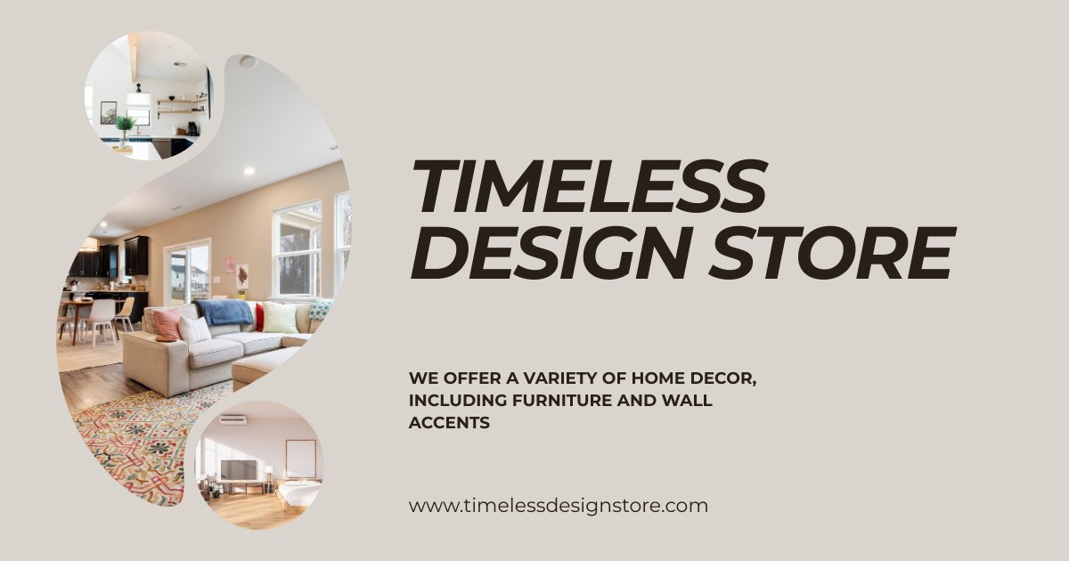 timedesignstore's tweet image. #Style your space with timeless elegance ✨
Discover modern décor that transforms your home effortlessly. 🏡
Shop Timeless Design Store today!
#HomeDecor #InteriorDesign #TimelessStyle #ModernLiving
timelessdesignstore.com