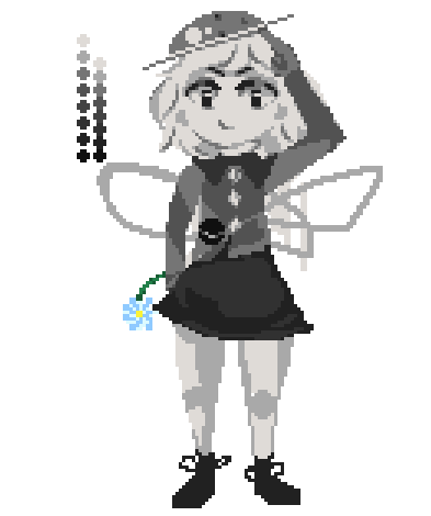 cora_orca's tweet image. #pixelart #touhou