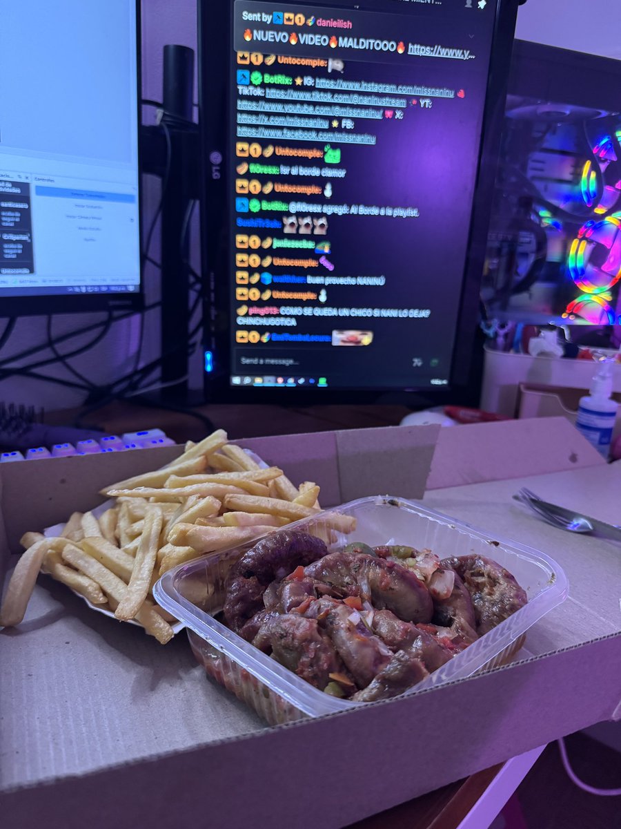 Me pedí delivery de chinchulines en stream k opinan