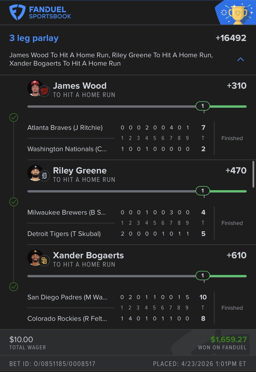 APL_Awan's tweet photo. Guess we got some motion #baseball #fanduel #parlay https://t.co/m8ab2MOhPC