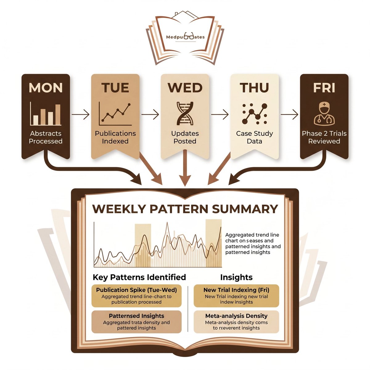 medpubdates's tweet image. A good daily system improves weekly awareness too. Patterns become easier to notice over time.

#medpubdates #MedicalEducation #ClinicalResearch