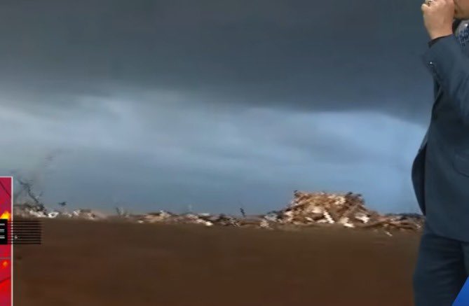 Houses leveled near Enid, OK #okwx