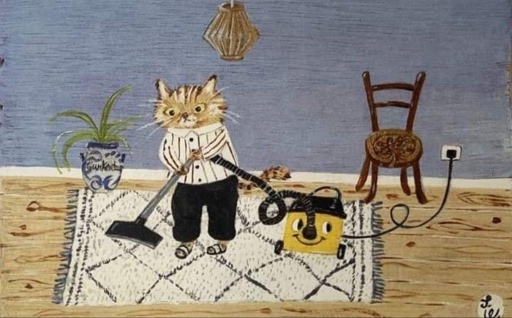 Cleaning the House by Sally Welchman