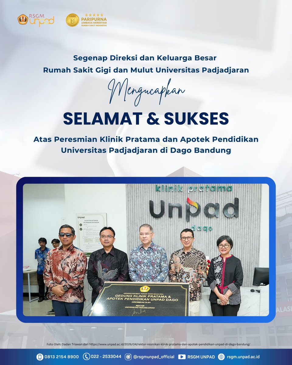 Rumah Sakit Gigi dan Mulut Universitas Padjadjaran tweet media