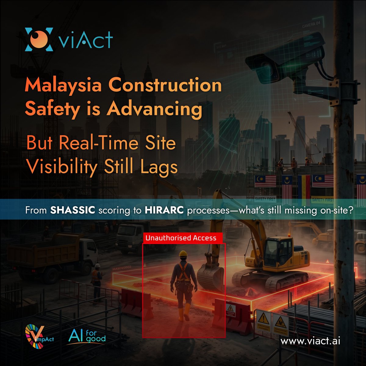 AiViact's tweet image. SHASSIC in place. HIRARC followed.
So why do risks still slip? 🤔

Sites move faster than audits.

viAct brings real-time AI safety in Malaysia 🇲🇾

🤖 Detect risks instantly
🚨 Alert in seconds

Explore more: viact.ai/ehs/ehs-manage…

#viAct #Malaysia #EHS