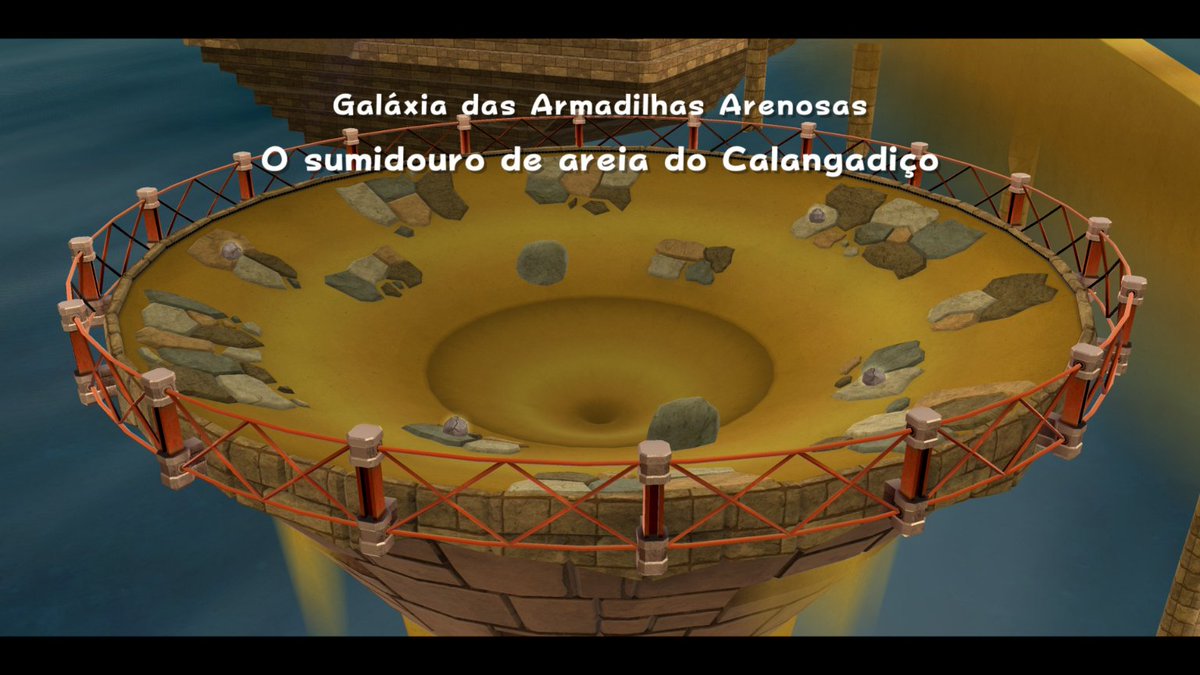 luisfinal3's tweet image. O SUMIDOURO DE AREIA DO CALANGADIÇO 
São palavra que eu nem sabia que existiam #NintendoSwitch #SuperMarioGalaxy2