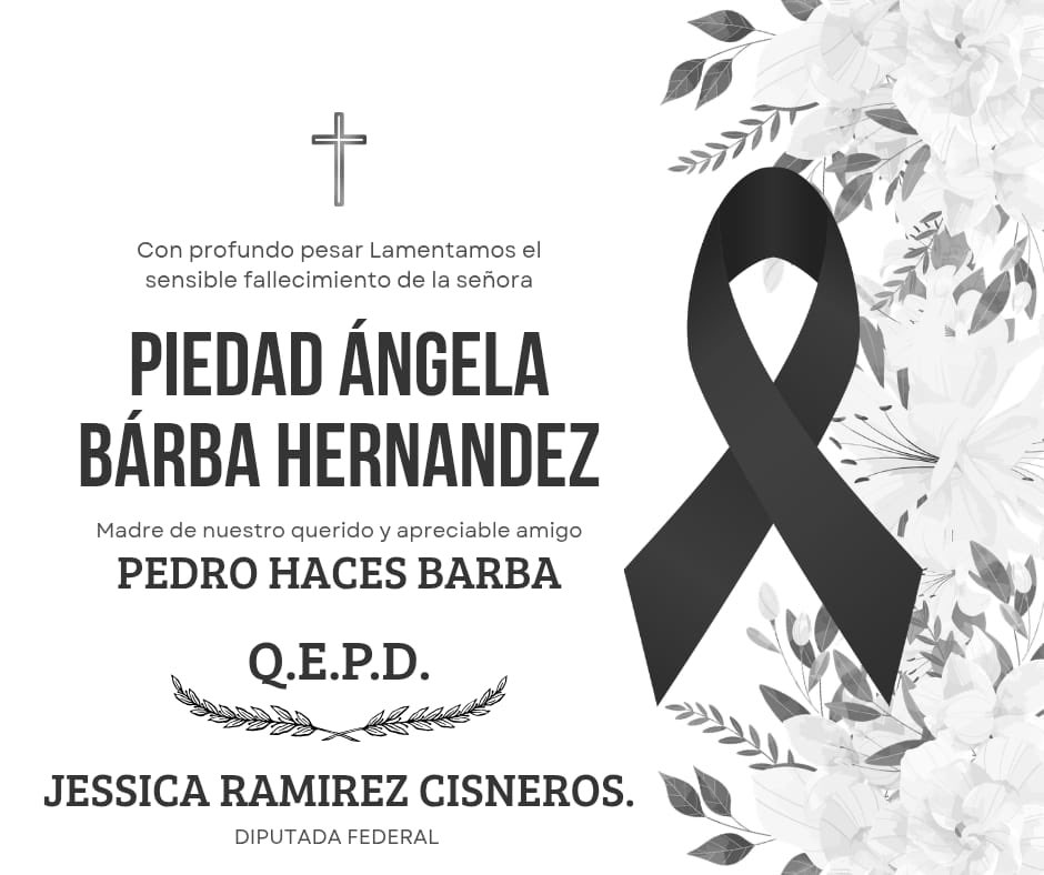 JessicaCis1985's tweet photo. Lamentamos mucho la partida de tu querida madre @PedrohacesO  amigo, líder y compañero estamos contigo en estos momentos difíciles, mi más sentido pésame 🙏🏻 https://t.co/tDHTDzhyYE