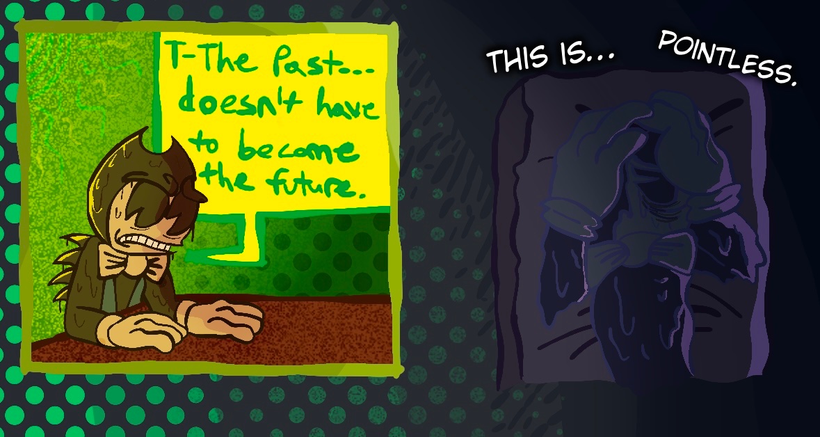 StarServiceFox's tweet image. On and Off #bendy #redemption #kanepixels #bendyandtheinkmachine #digitalart