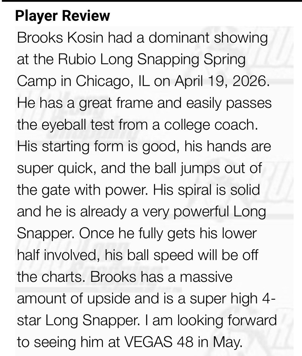 Brooks Kosin 2027 tweet media