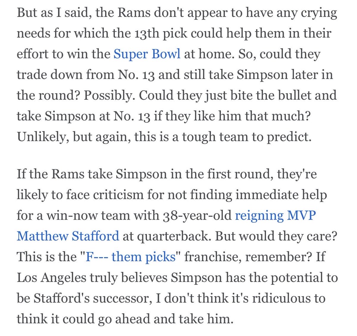 Dan Graziano tweet media