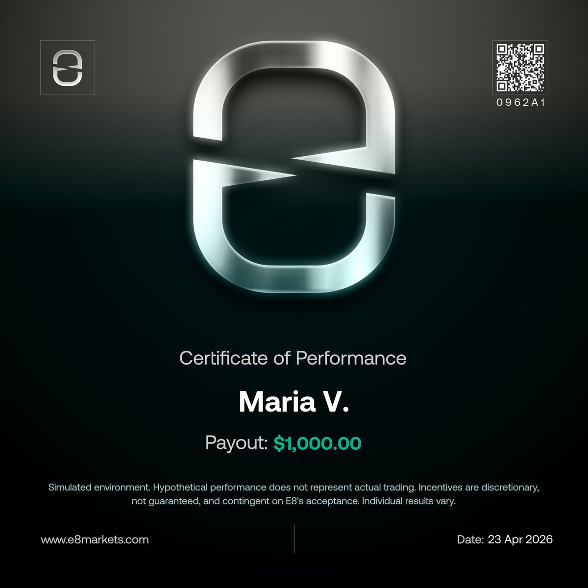 E8 Payouts tweet media