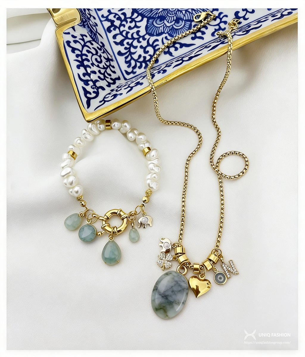 UNIQFASHION1997's tweet image. More categories = more sales 💎

Gemstone, diamond &amp;amp; pearl sets ready to scale.

✔ Custom
✔ Vietnam production
✔ Bulk ready
#JewelrySet #OEM #B2B #Wholesale #JewelrySupplier #TrendingNow