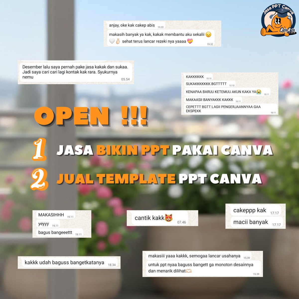 jasapptcanva's tweet photo. Halo ~ 
Aku open jasa bikin PPT canva dan jual templatenya juga (semua pembelian free akses canva prem)

katalog dan PL cek 👇🏻
https://t.co/DVpUklH5OM…

Order ke wa yaa (link di bio)

Proof:
https://t.co/i0H60llgBo…
♡ ~ ` Terima kasih ` ~ ♡

#zonauang #joki #jokitugas https://t.co/cAciCrgiii
