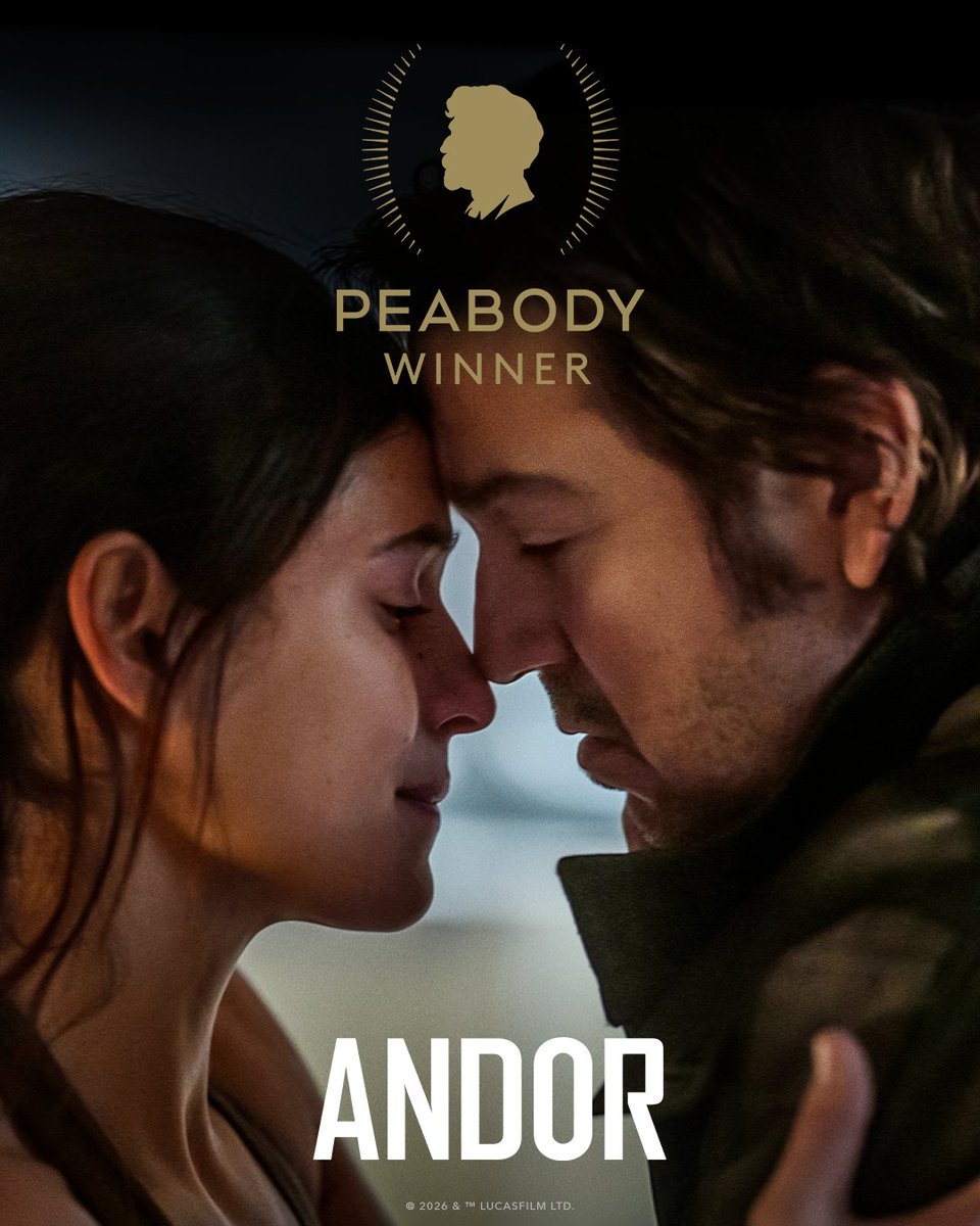 bibliotecaJedi's tweet image. Felicidades al equipo y elenco de la serie de #StarWars #Andor por ganar el Premio #PeabodyAwards