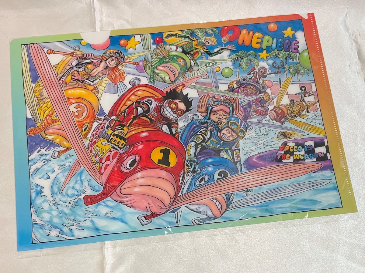 新商品】原画商品 『ONE PIECE』クリアファイル 440円(税込) 好評発売