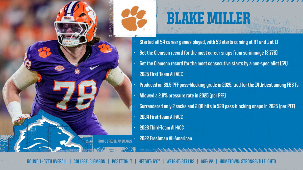 Detroit Lions PR tweet media