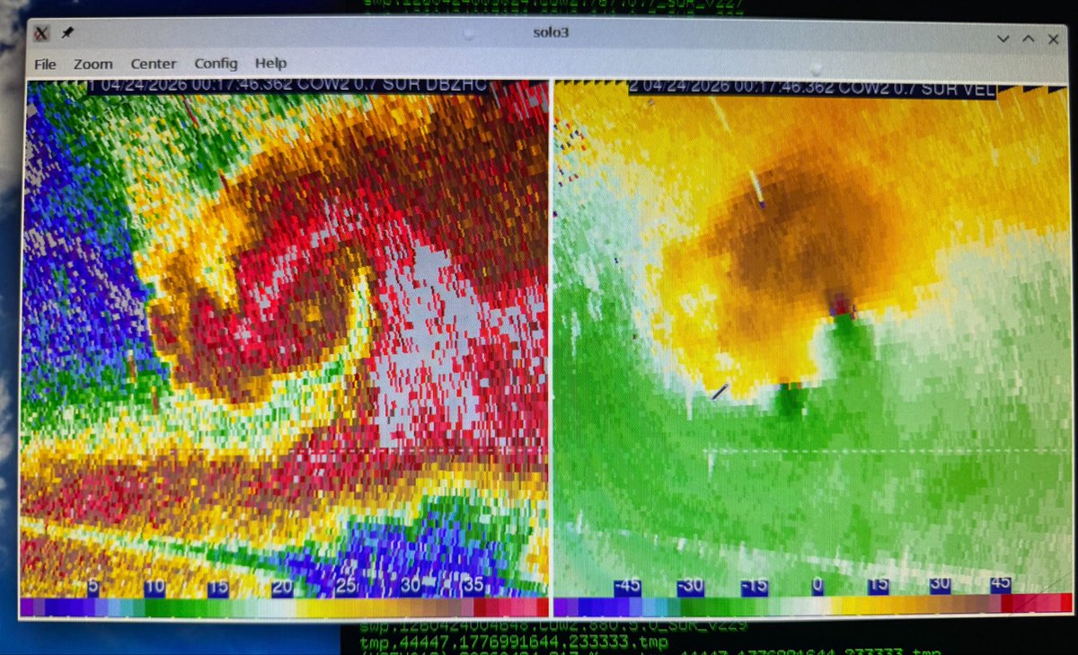 Doppler on Wheels (DOW) tweet media