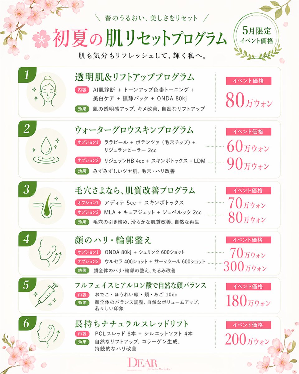 【韓国美容】チョンダムディアクリニック tweet media