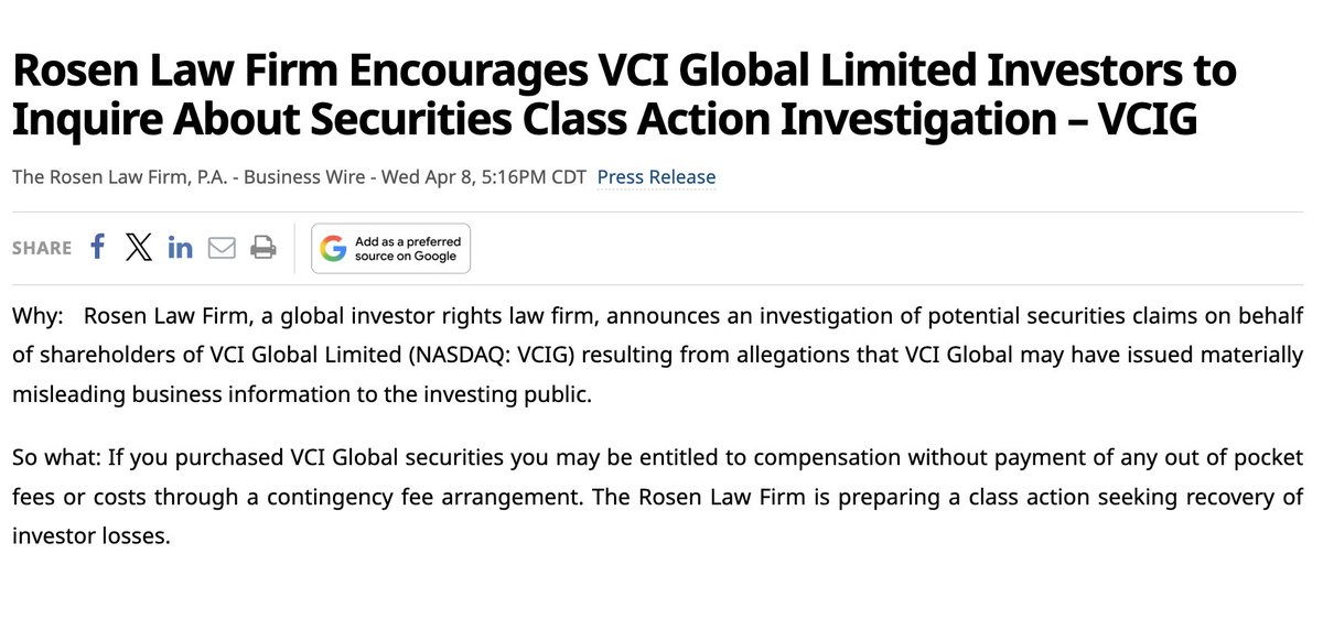 hoovoo275738's tweet photo. let's go Rosen Law Firm VCIG stock Investigation https://t.co/alzj5lQMrQ