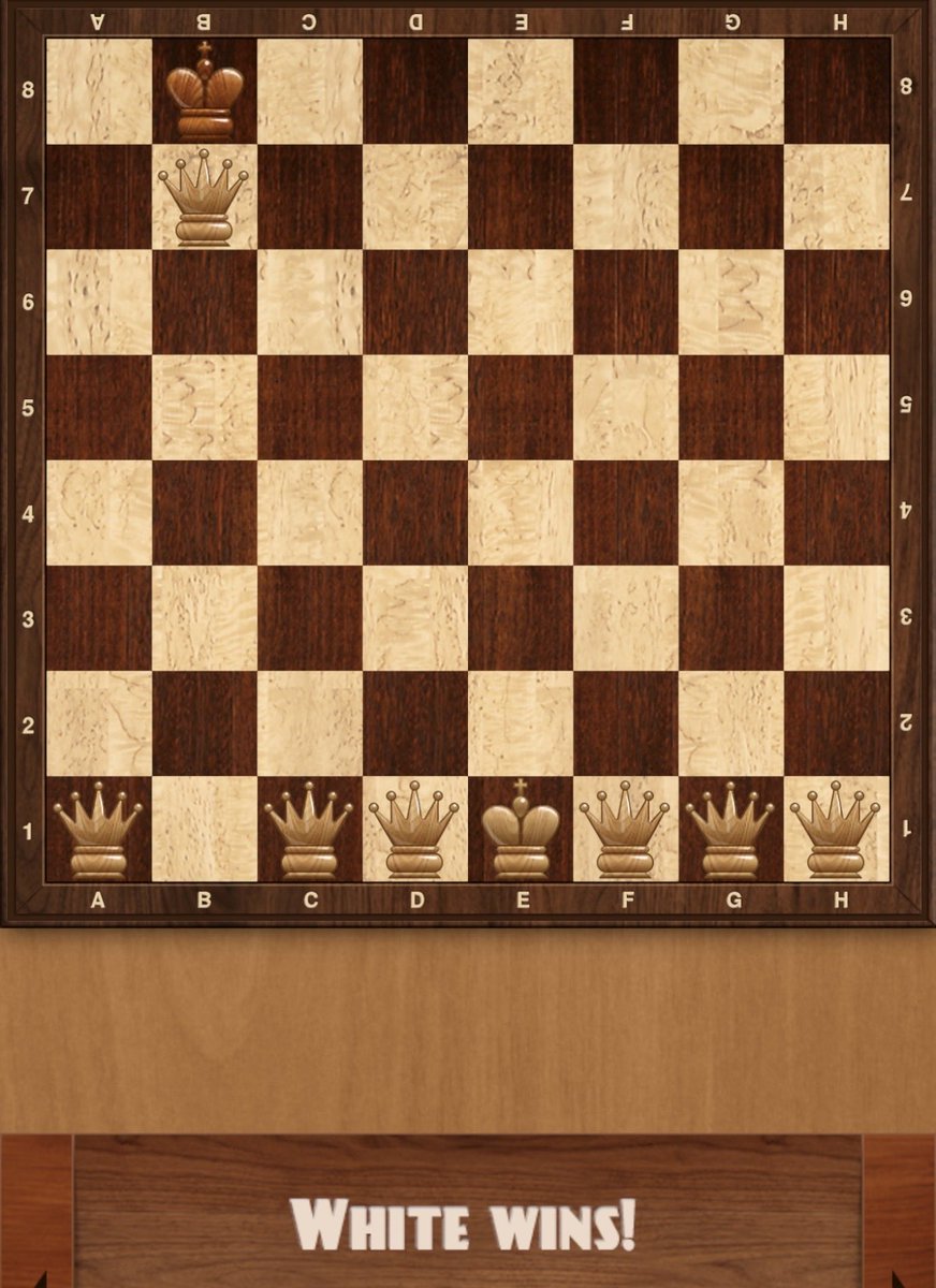 SNishil's tweet image. Black King: This is fine.

White: Checkmate in 1? Nah, let’s make it a coronation party. 😂😂😂
#Chess #WhiteWins #Overkill