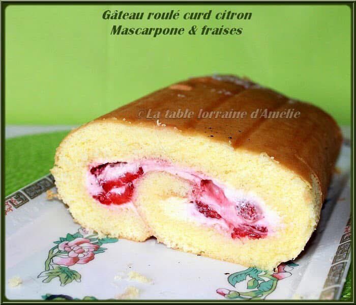 AndreeValence's tweet image. Gâteau roulé, crème #curdcitron #mascarpone et #fraises au #thermomix ou pas..

#gateauroule 
latabledamelie.blogspot.com/2014/06/gateau…
