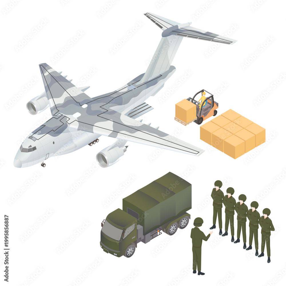 自衛隊の人員輸送と物資輸送のイラストです。
災害派遣などにご活躍されています。
どうぞよろしくお願いします。
ダウンロード→stock.adobe.com/jp/stock-photo…