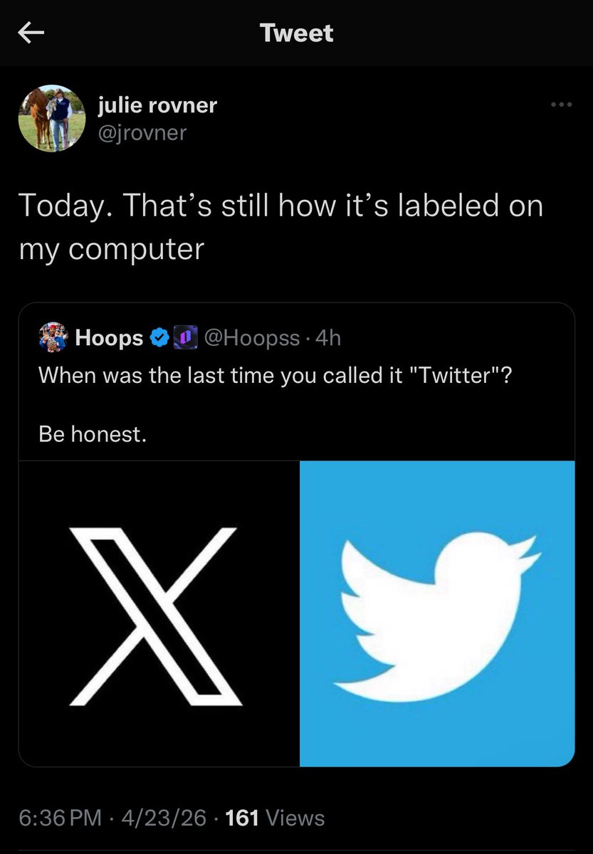Minimadden's tweet photo. @jrovner Proud to say I never downloaded the garbage X app. https://t.co/2tk5lmggSW