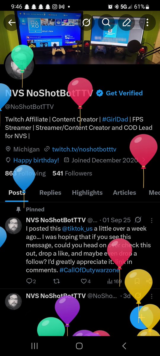 NVS NoShotBotTTV tweet media