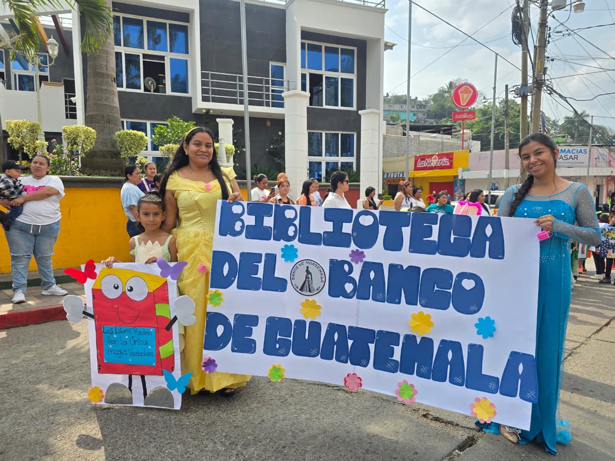 Banguat's tweet photo. 📖✨ Cuentos, aprendizaje y nuevas experiencias marcaron la celebración del #DíaMundialDelLibro en la #BibliotecaDepartamentalBanguat de #Cuilapa, Santa Rosa donde estudiantes también conocieron las instalaciones y la oferta de talleres. #BanguatEduca https://t.co/3Yy7jlFiLR