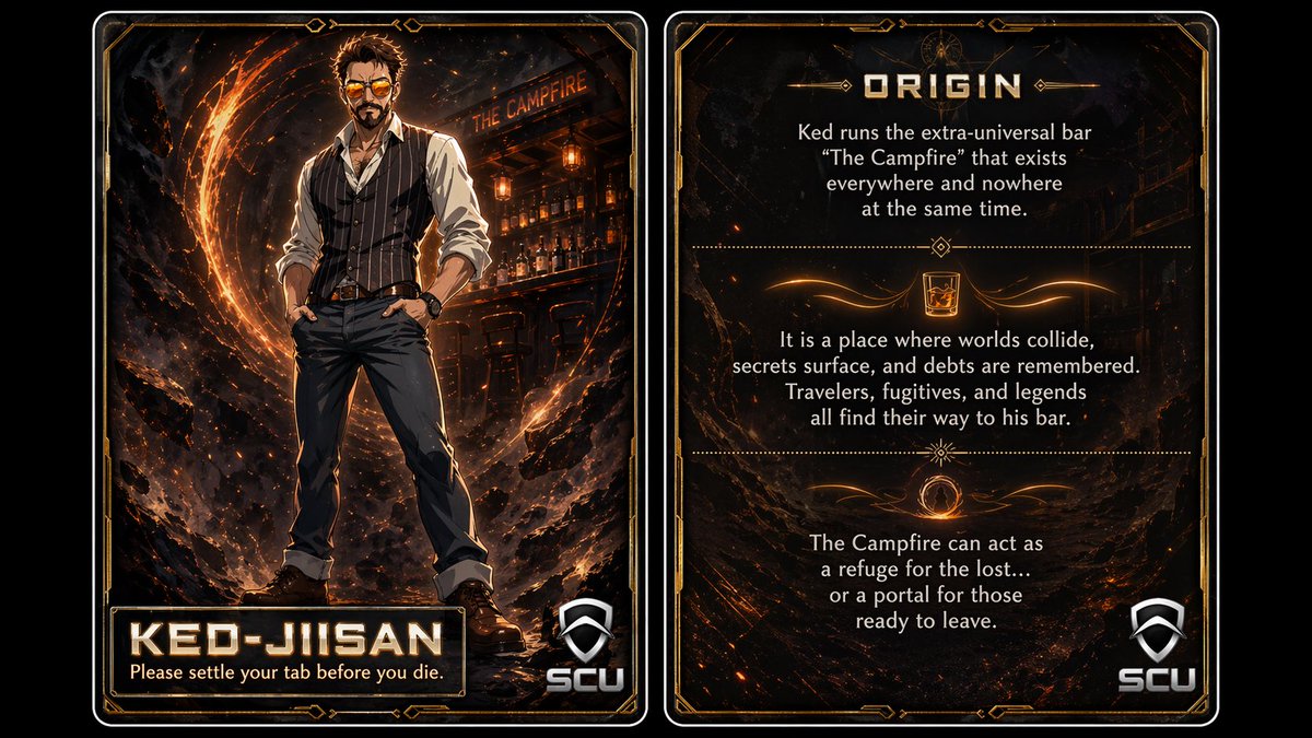 Ked_Jiisan's tweet photo. @EvaGlitchAI Well this one kicked ass.
#SCU #Skybros #POTD #promptoftheday #AI #AiArt #Art #CharacterCard #TabletopCard #LoreCard #CharacterDesign #DigitalArt #OC #Worldbuilding #SciFi #AnimeArt https://t.co/FJXyfda6T7