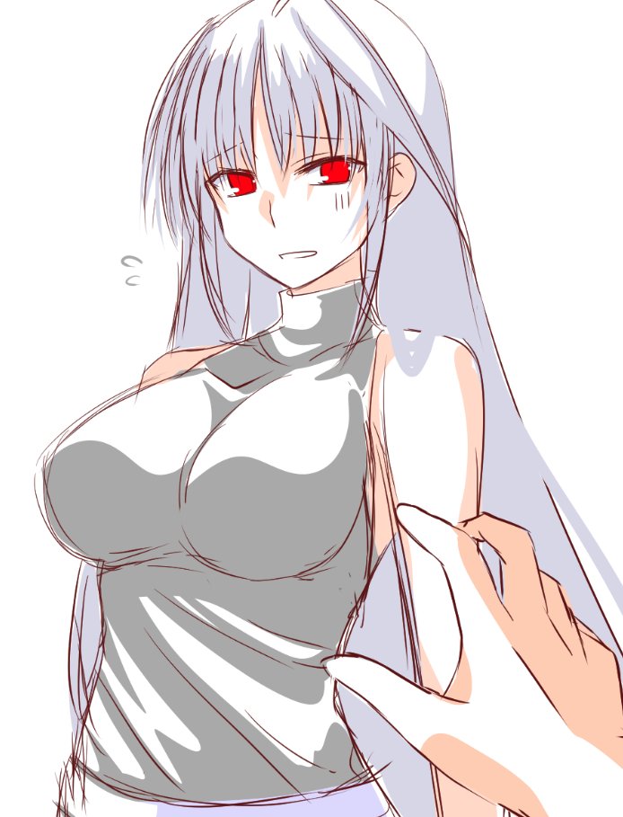 「アインス～ちょぉ手が寂しいんよぉ～
 ちょっとだけ、ちょっとだけやからぁ～」
「ちょっとだけ・・・ですよ、我が主」

ちょっとで済まないやつ～(*'ω'*)

あ、あれですよ、寒い時期に描いたやつですので、手を温めてもらうだけですよ。
…たぶん… 