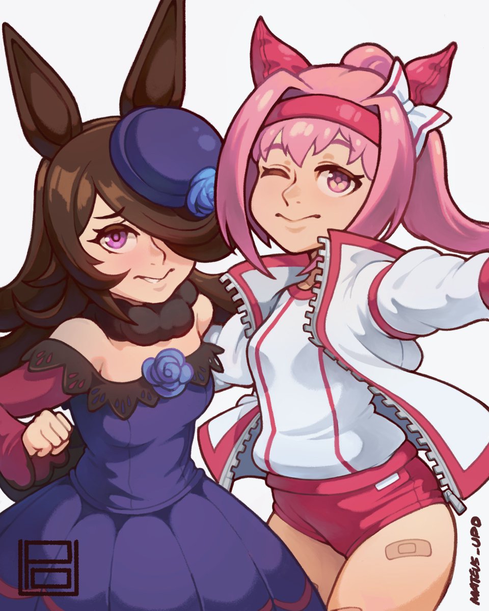 Haru and Rice ^^
#umamusume
