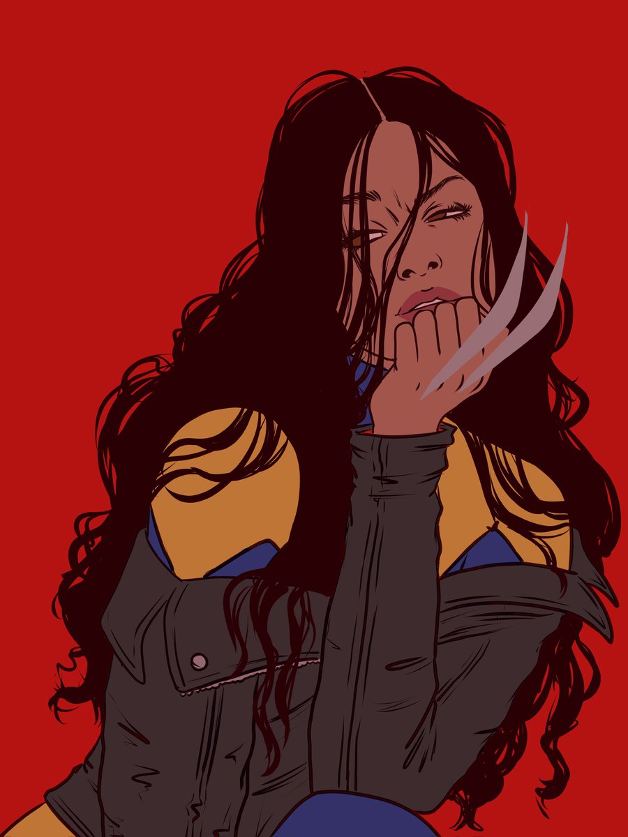 Little Laura Kinney warm down. Might actually render this one out idk.
