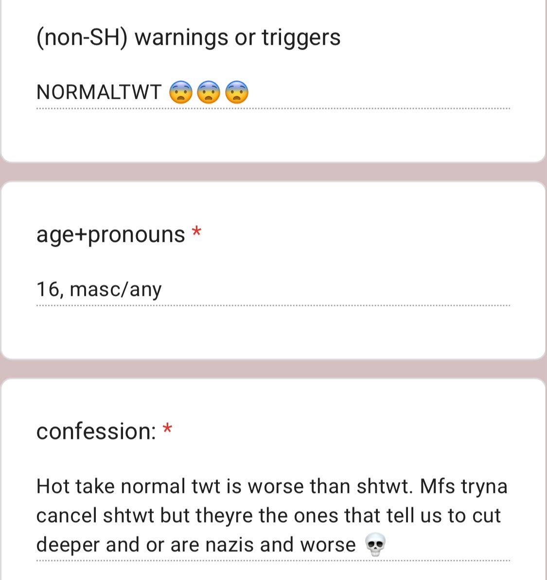 shtwt confessions tweet media