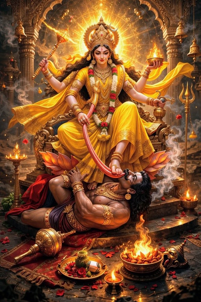9keyscalling's tweet image. Jai Maa Baglamukhi 🙏🏻 
#hindu #festival