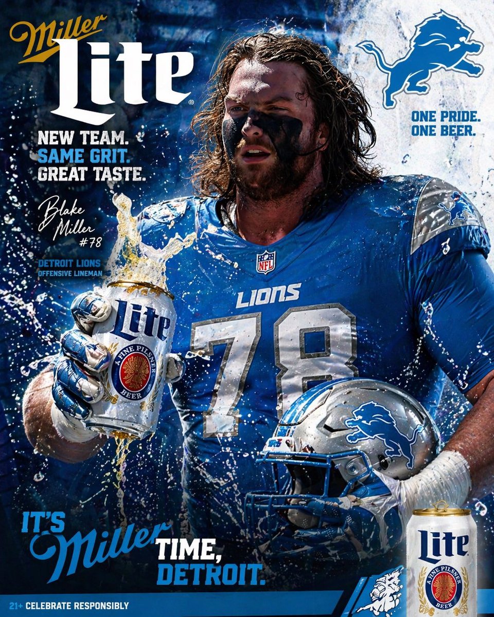 <a href="/Lions/">Detroit Lions</a> MILLER LITE