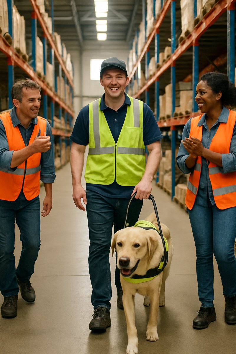 pikpak's tweet image. 🐾 It's #InternationalGuideDogDay! Let's champion accessibility! How do your warehouse partners support service animals? Share heartwarming tales and see how #3PL and #ecommercefulfilment can create a more inclusive world. 💙🐶 Comment below! #AccessibilityMatters