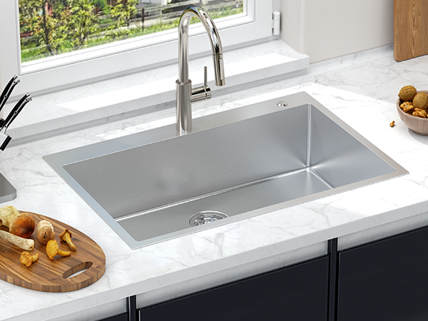 GreatSink1's tweet image. Adopting special embossed surface treatment, this stainless steel sink cuts down surface scratches from daily tableware contact. It brings durable texture and long-lasting beauty for your kitchen space.
#DurableKitchenware #UndermountSink #KitchenRenovation #HomeImprovement