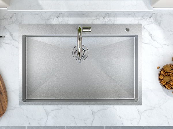 GreatSink1's tweet image. Adopting special embossed surface treatment, this stainless steel sink cuts down surface scratches from daily tableware contact. It brings durable texture and long-lasting beauty for your kitchen space.
#DurableKitchenware #UndermountSink #KitchenRenovation #HomeImprovement