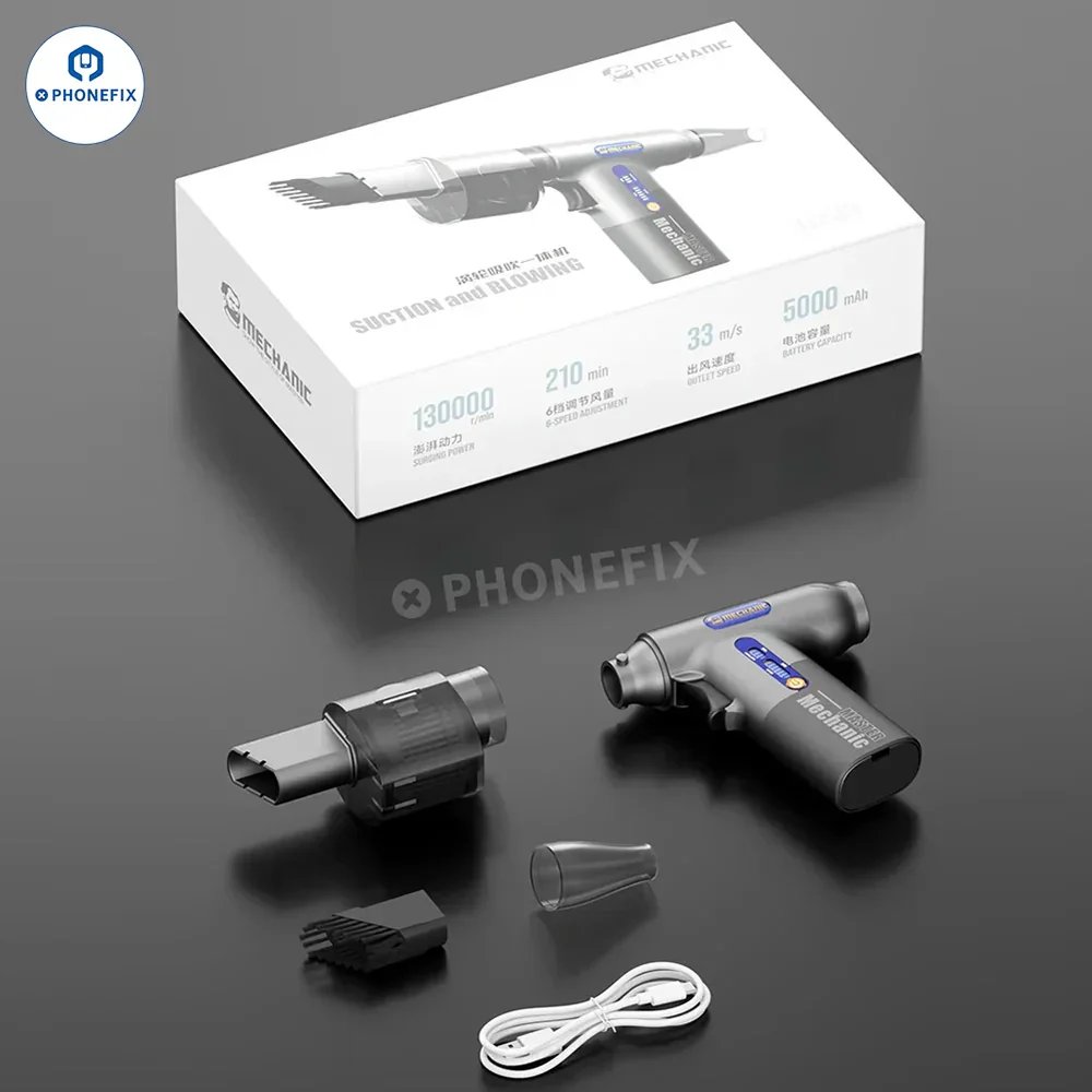 phonefix2454's tweet image. MECHANIC DB10 Turbo Blowing Suction Machine 💨 features powerful dual air design. Lightweight and practical, it easily cleans dust for phone and motherboard precision repair.
 #phonefix #diyfixtool #diyphone #Chinaphonefix #ASSPFIX #MECHANICDB10 #RepairTool #DustCleaner