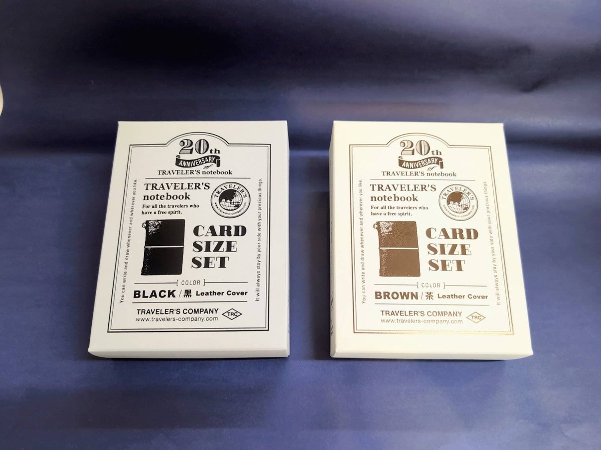Plus_F_goods's tweet photo. 【入荷情報】

⭐️限定商品⭐️
『トラベラーズノート 
　カードサイズ20周年セット』

プラスFでは本日から販売開始です✈️

※限定品のため、個数制限がございます。
ご了承くださいませ。

#TRAVELERS #福山 #尾道 https://t.co/QfexK615G3