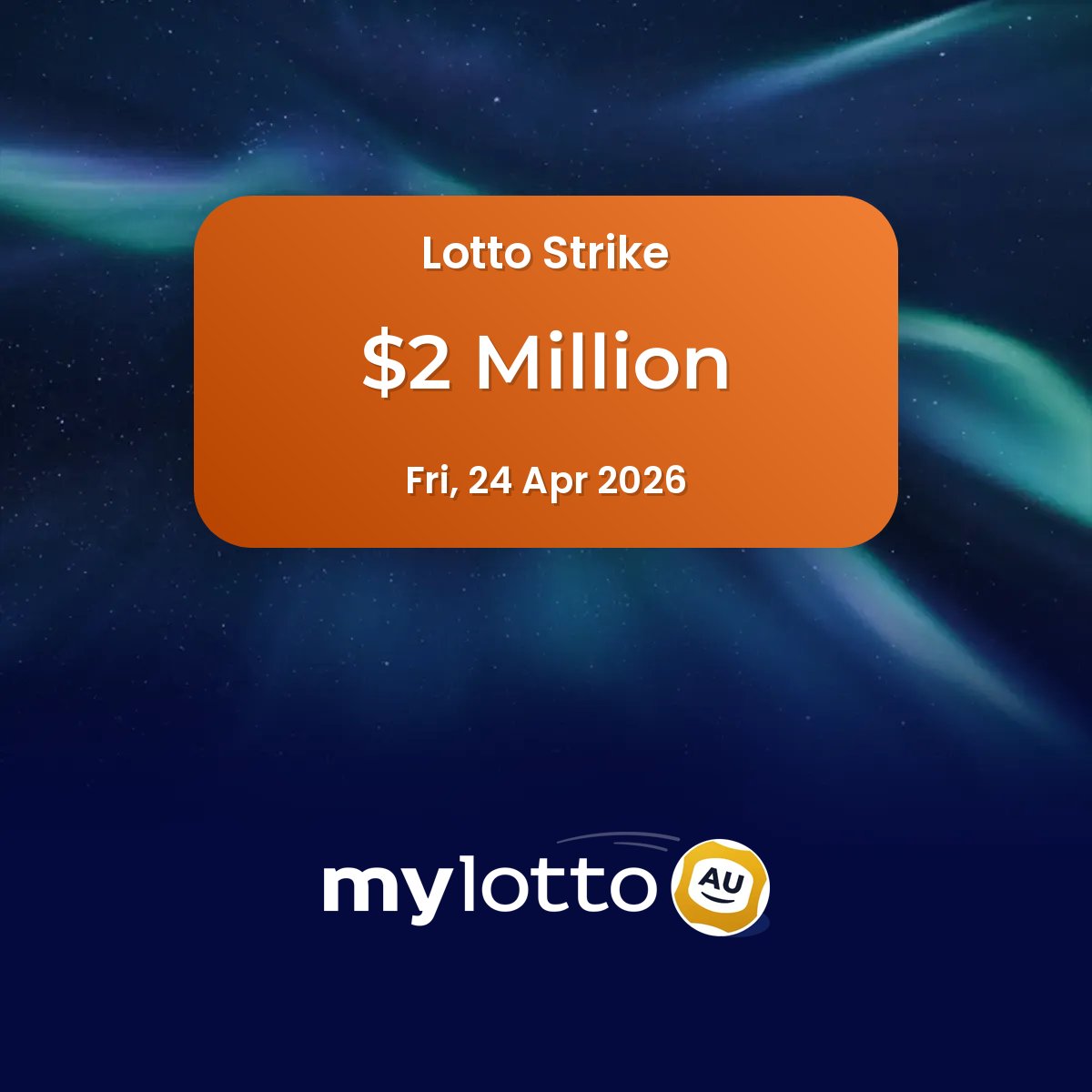 mylottoaus's tweet image. ℹ️  Fun fact: 100% of lottery winners bought a ticket
💰 The Lotto Strike jackpot on Friday is $2 Million
🧮 That's... actually a real statistic
#Jackpot #LottoStrike #FunFact