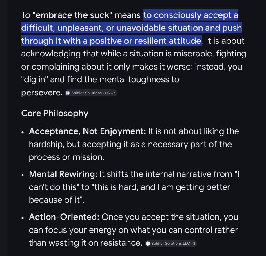 greg_poppy's tweet image. Embrace the suck #challenges #plan #success #work #fitness @fit_leaders @Asael_Ruvalcaba @santiagoAM115 @CoachGoodman @CoachJeremyA @KeithPiccard @zjgalvan @matthew_arend @mr_Alsheimer  @stekra75 @senor936 @mmurphyBES @vggarcia13