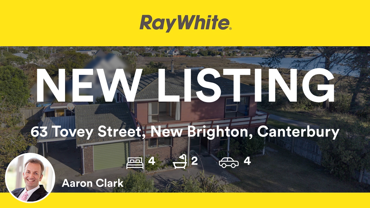 YrREGuy's tweet image. 🛌 4 🛀 2 🚘 4
📍 63 Tovey Street, New Brighton, Canterbury

My latest listing on RateMyAgent.
Salesperson 10002462
rma.reviews/sr0j7befs4ix

Licensed REAA 2008

...
#ratemyagent #realestate #Ray_White_Cashmere_Next_Step